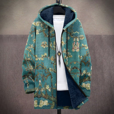 Océan - Manteau à capuche inspiré de l’art