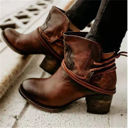 Flora™ - Bottes Western Vintage