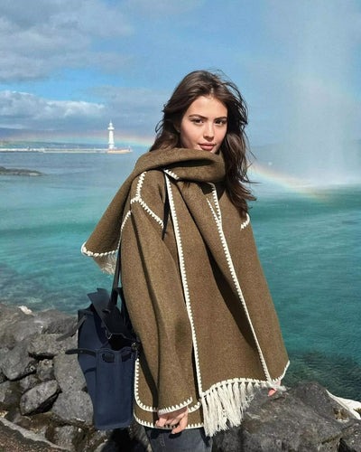 Clémence™ - Manteau avec col écharpe