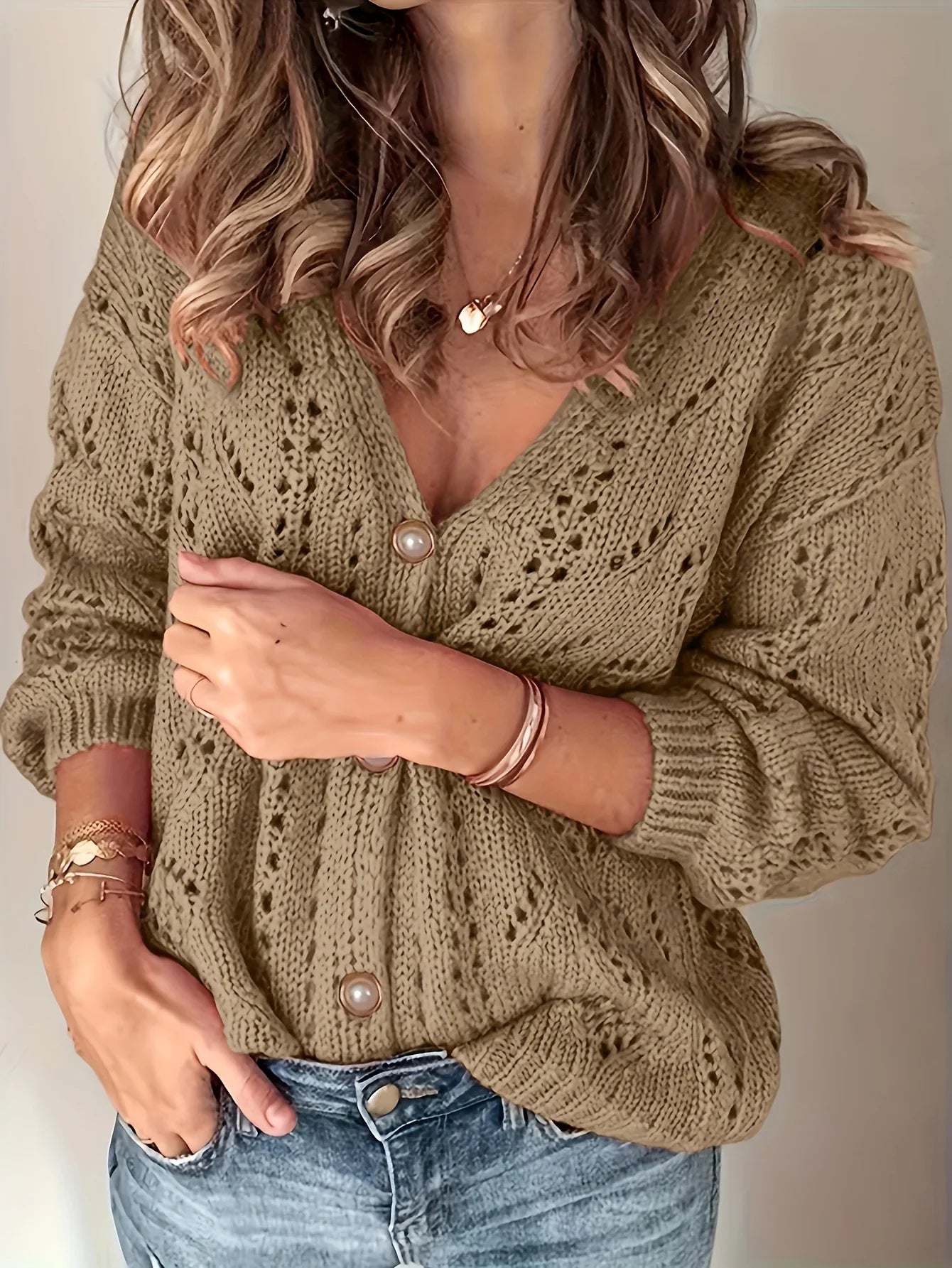 Esma™ | Cardigan Tricoté à Boutons