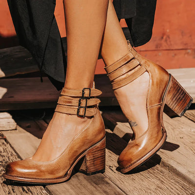 Megan™ - Bottines en Cuir