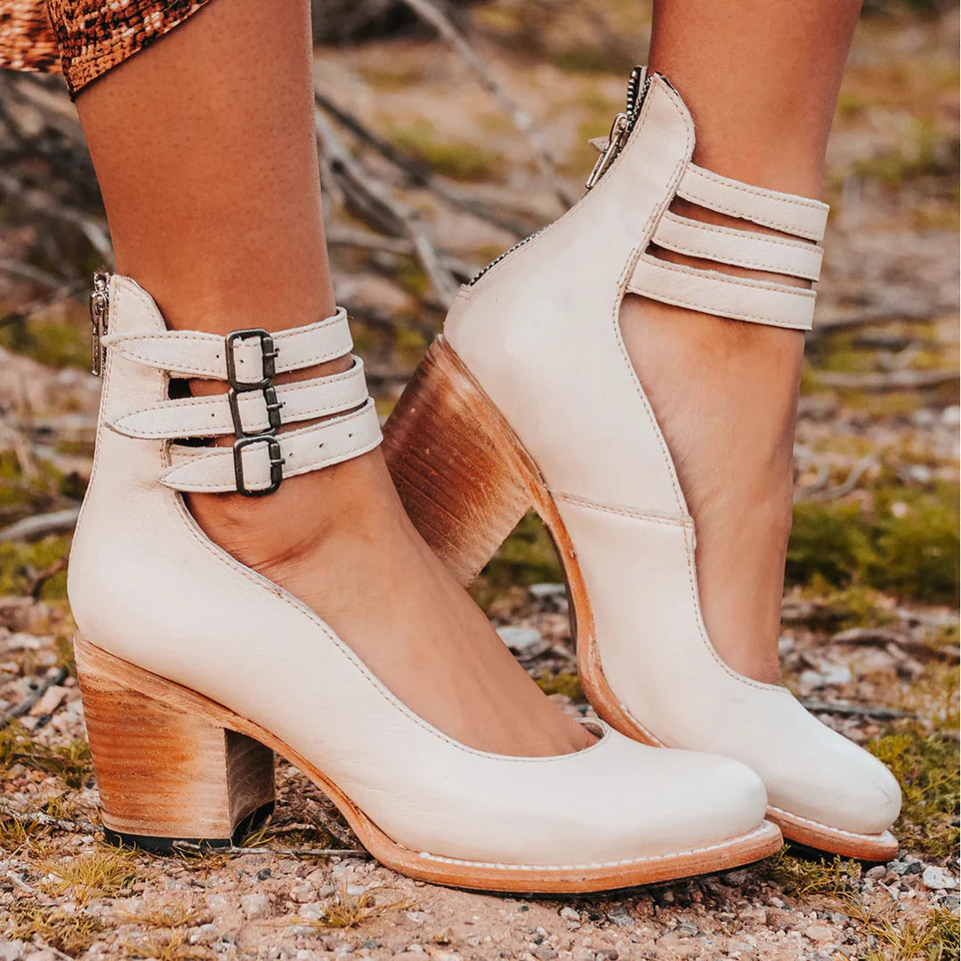 Megan™ - Bottines en Cuir